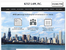 Tablet Screenshot of kyzlaw.com